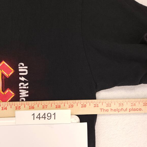 ACDC Band Crew Neck Short Sleeve Graphic T Shirt Mens Size Large L Black - Picture 6 of 9